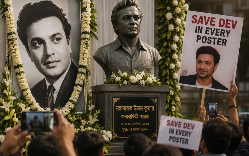 মহানায়কের জন্মদিনে দেবকে না দেখে ক্ষুব্ধ নেটিজেনরা! 😱